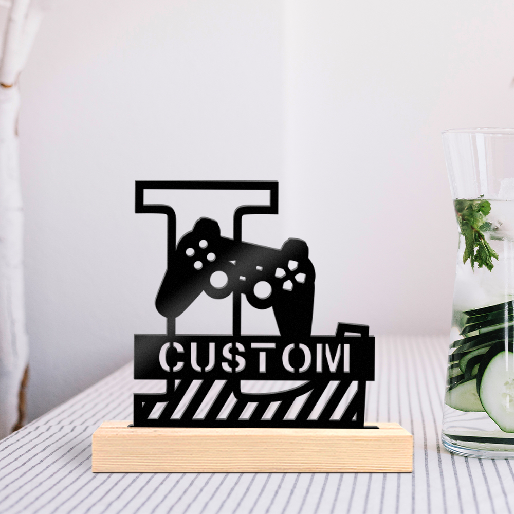 Desktop Laser Engraver - 1 Stück Metall-Tischdekoration und -Ornamente mit