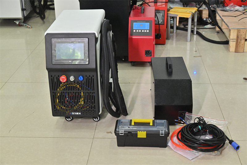 Industrial Use Of Laser - Luftgekühlter tragbarer Mini-Industrie-Laserschweißer mit Doppelfunktion /
