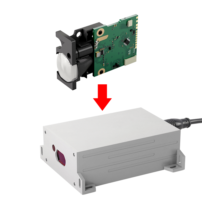 Industrial Laser Measurement - IP67 Wasserdichter 20Hz Laser-Entfernungsmessensor für die