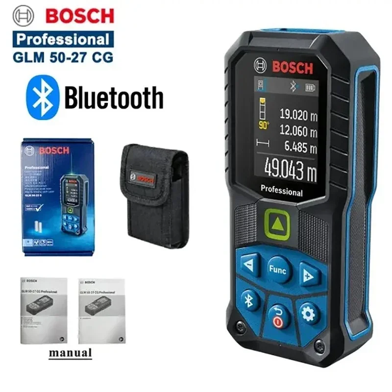Industrial Green Laser - Bosch GLM50-27CG Laser-Entfernungsmesser 50M Grüner Laser-Entfernungsmesser