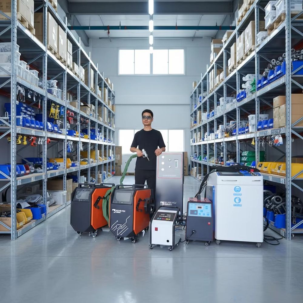 Industrial Laser Welding Machine Hand Held - Industrielle Faserlaser-Schweißmaschine Luftgekühlt 3000W Tragbar Handgeführt
