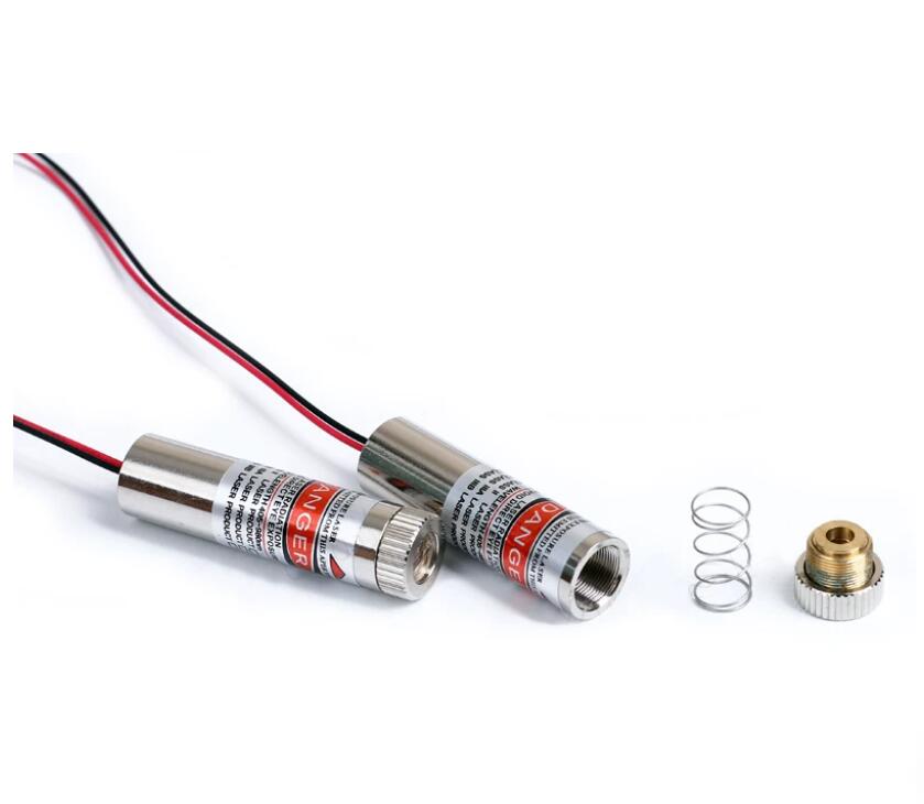 Industrial Green Laser - Einstellbarer Fokus 520nm 130MW Grüner Punkt/Linie/Kreuz