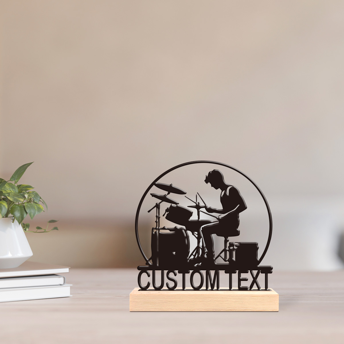 Desktop Laser Engraver - 1 Stück Interessante Desktop-Metallstatuen mit Individuellem