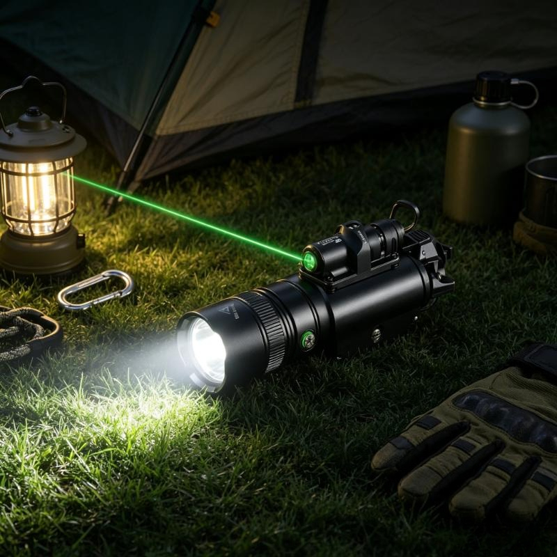 Industrial Green Laser - X400U Legierungs-Beleuchtungszubehör, einstellbarer rot-grüner Laser für