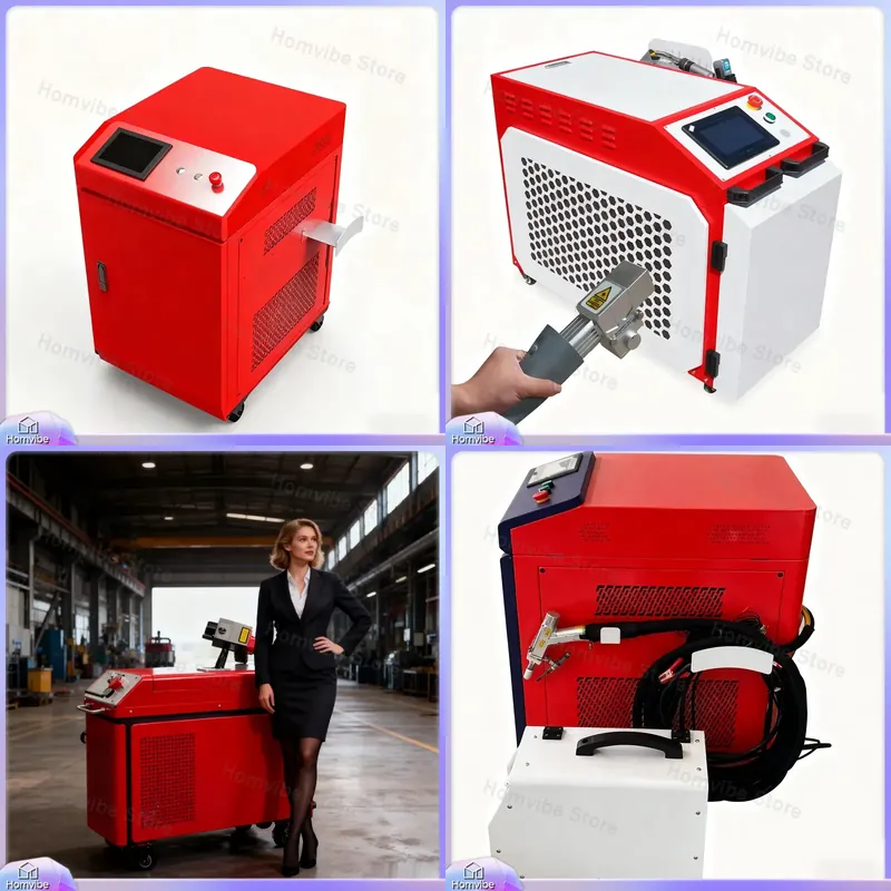 Industrial Laser Welding Machine Hand Held - 1000W 2000W 3000W Handgehaltene Laserschweißmaschine 4-in-1