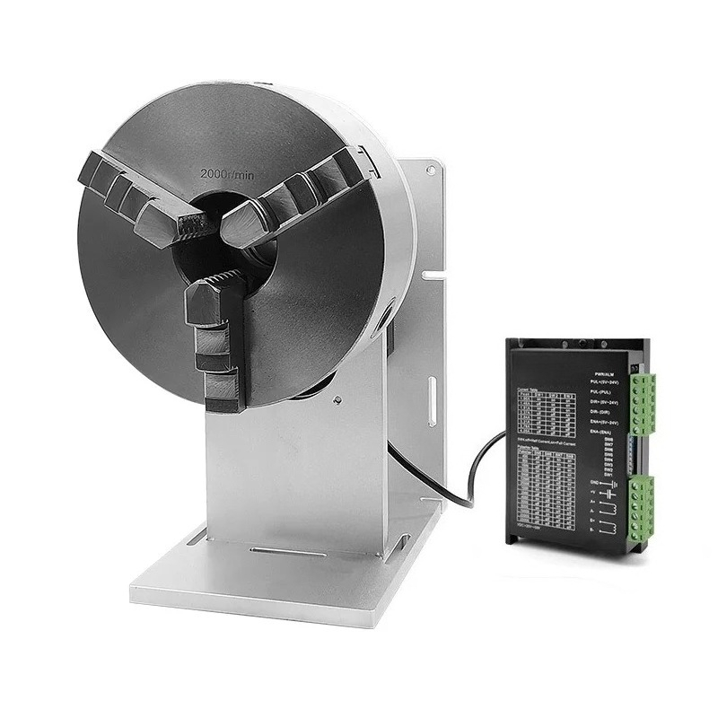 Industrial Laser Marking - Industrielle Drehachsen-Vorrichtung Kompatibel mit Faserlaser-Gravur- und