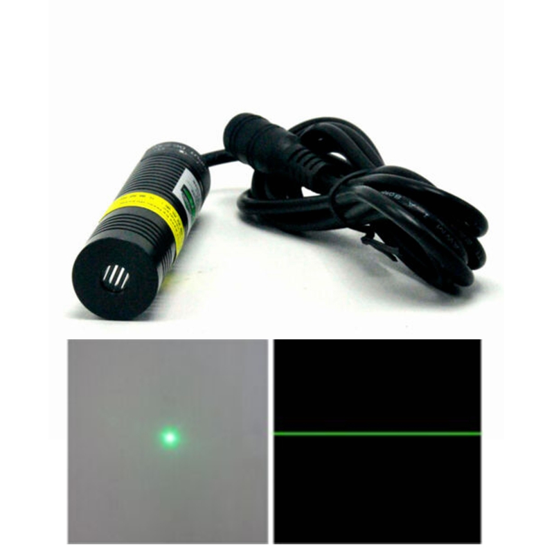 Industrial Laser Module - 18 x 75 mm, 532 nm,