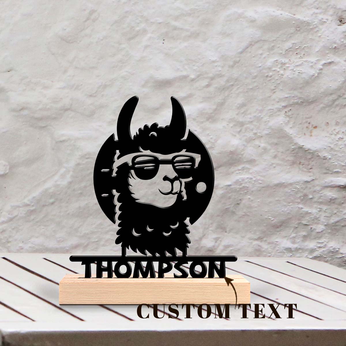 Desktop Laser Engraver - 1 Stück Personalisierte Minimalistische Metalldekoration mit