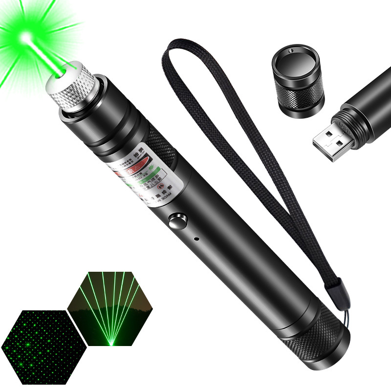 Industrial Green Laser - USB-Aufladbarer Mini-Laserpointer für Katzen – Interaktives