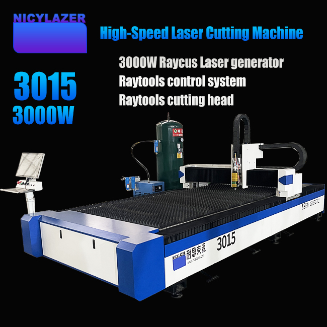 Industrial Laser Cutter For Metal - 3000W Faserlaser-Schneidemaschine 3015 Arbeitsbereich CNC Metallblech