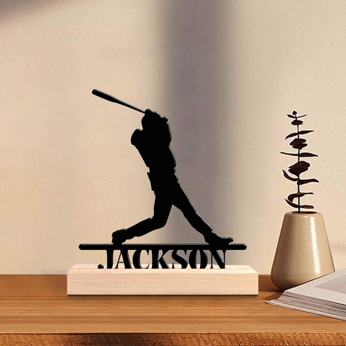 Desktop Laser Engraver - 1 Stück Metall-Desktop-Ornament mit individuellem Inhalt,