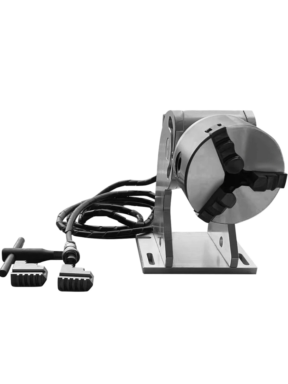 Rotary Axis Laser Engraver - 360 ° Laser-Graviermaschine mit Drehachse Faserlaser-Markiermaschine