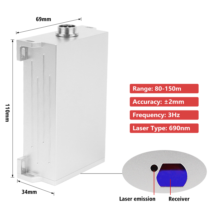 IP67 Wasserdichter 20Hz Laser- – Industrial Laser Measurement Bewertung und Preis