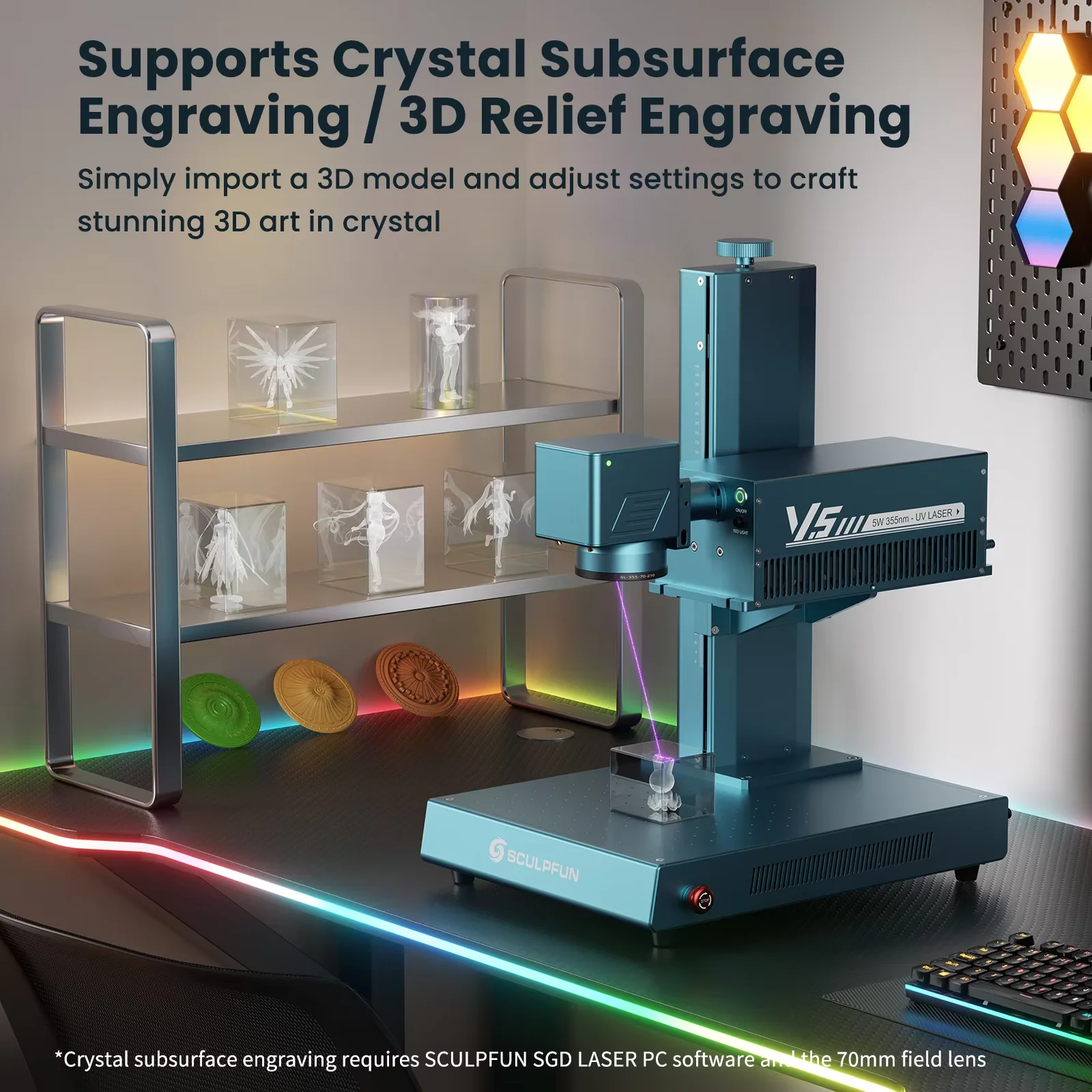 SCULPFUN V5 UV-Lasergravierer, – Industrial Uv Laser Engraver Bewertung und Preis
