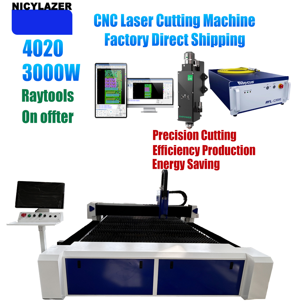 NICYLAZER CNC 3000W 4020 Faser – Industrial Laser Cutter For Metal Bewertung und Preis