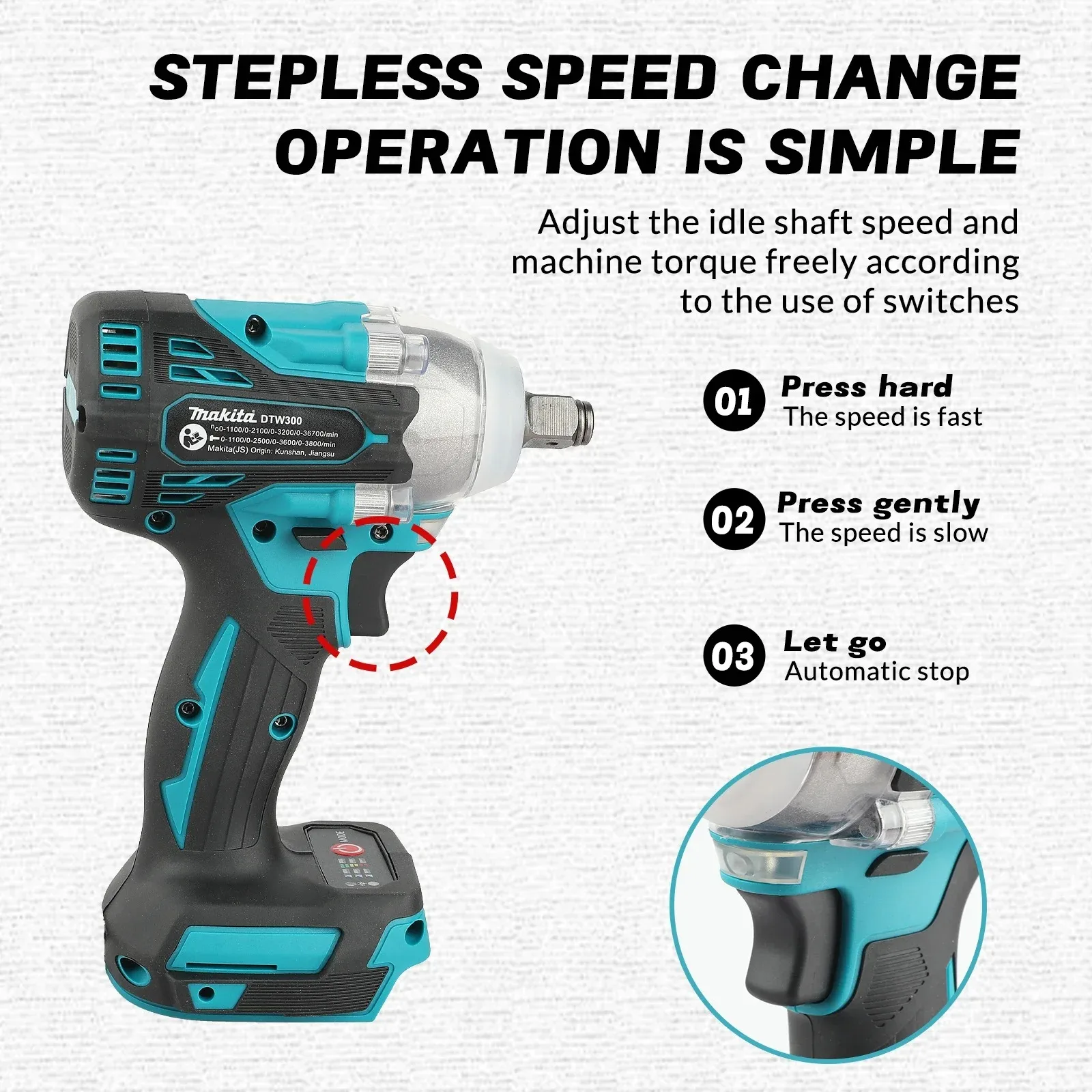 Makita DTW300 1/2-Zoll-Bohrfut – Makita Drill Dtw300 Bewertung und Preis
