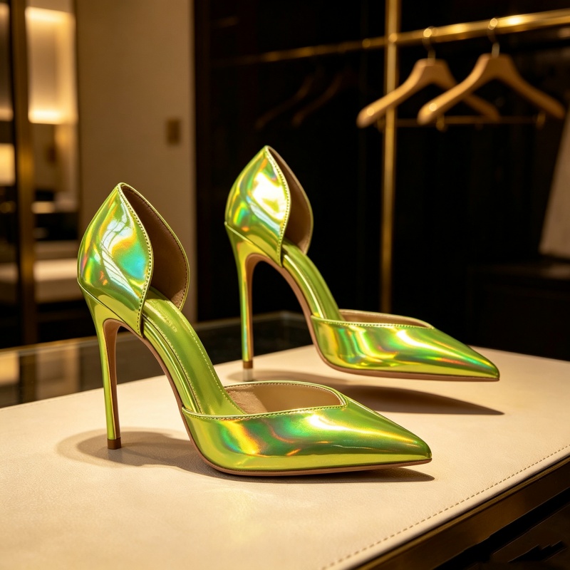 Sexy Nachtclub-Schuhe Fluoresz – Industrial Green Laser Bewertung und Preis