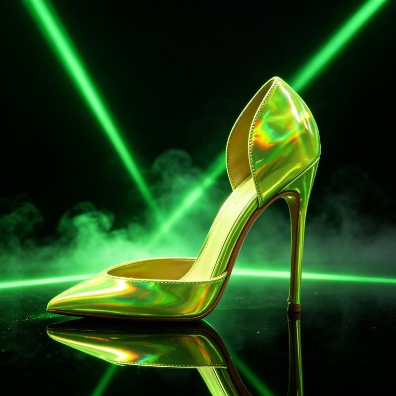 Sexy Nachtclub-Schuhe Fluoresz – Industrial Green Laser Bewertung und Preis