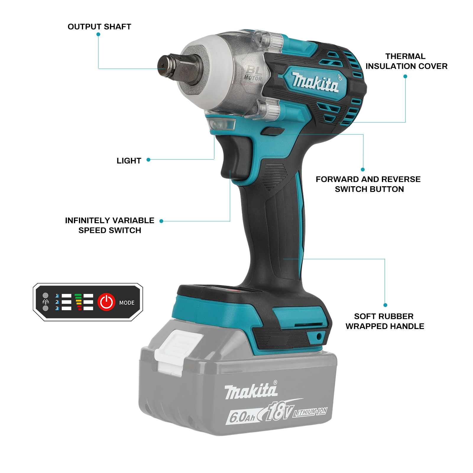 Makita DTW300 18V Akku-Schlags – Makita Drill Dtw300 Bewertung und Preis
